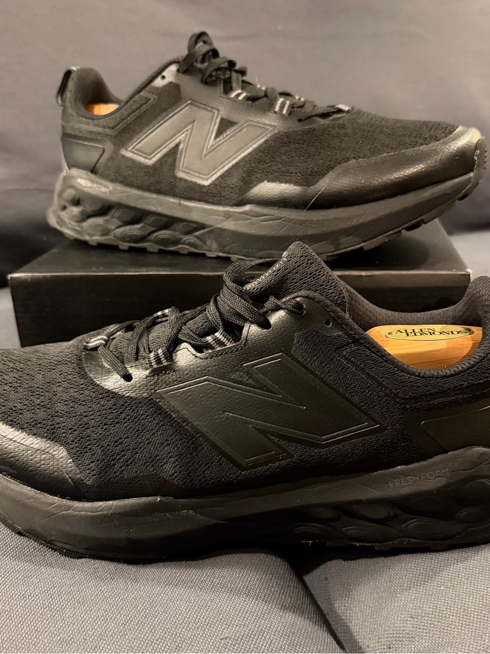 New Balance Men's Size 13 US Fresh Foam All Black Running Shoes